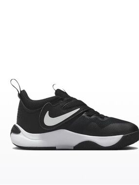 Size 1.5Y- Little Kid's Nike Team Hustle D 11 Black/White (DV8994 002) No Lid